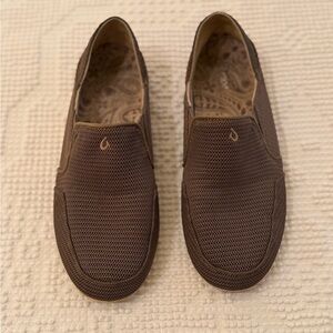 Olukai Casual Brown Slip-Ons